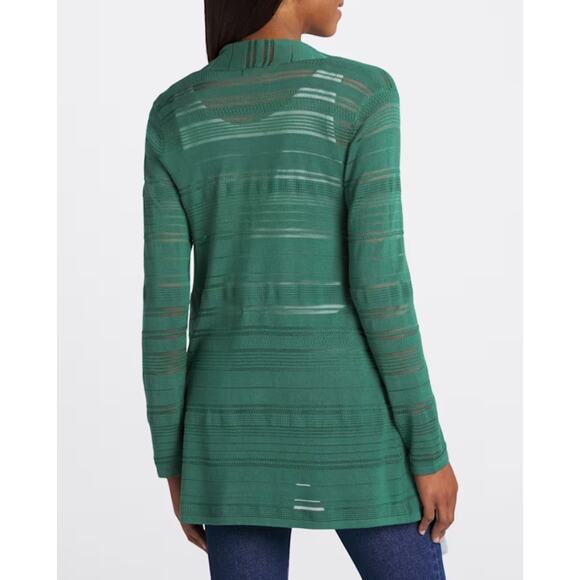 41 Hawthorn (M) Etelan Variegated Pointelle Stitch Open Cardigan - Stitch Fix - Picture 7 of 10